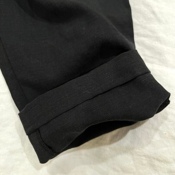 A PIECE APART Meru Jumpsuit Womens 0 Black Balloon Sleeve Belted Crop One Piece - Picture 13 of 16